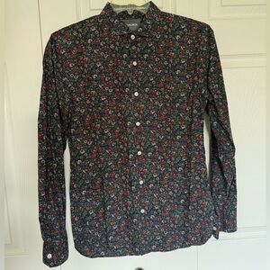 Bonobos Men’s Floral Casual Button Down Shirt M Slim